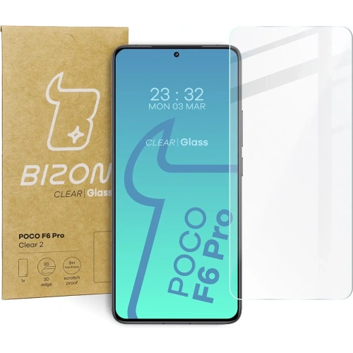 Kup Szkło hartowane Bizon Glass Clear 2 do Xiaomi Poco F6 Pro - BIZ5002 - {ean13} - Sklep Home Screen