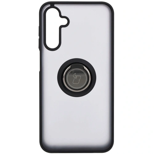 Kup Etui z uchwytem na palec Bizon Case Hybrid Ring do Samsung Galaxy M15 5G przydymione z czarną ramką - BIZ5576 - {ean13} - Sklep Home Screen