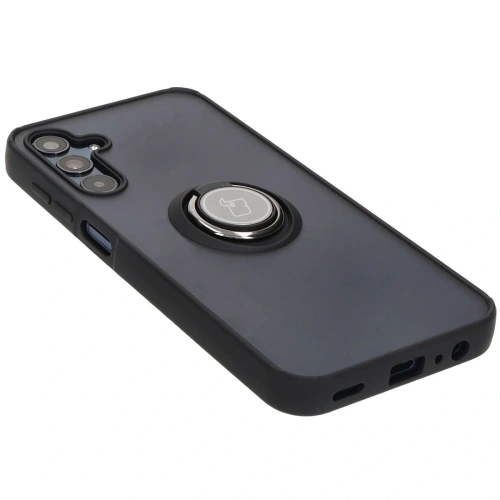 Kup Etui z uchwytem na palec Bizon Case Hybrid Ring do Samsung Galaxy M15 5G przydymione z czarną ramką - BIZ5576 - {ean13} - Sklep Home Screen