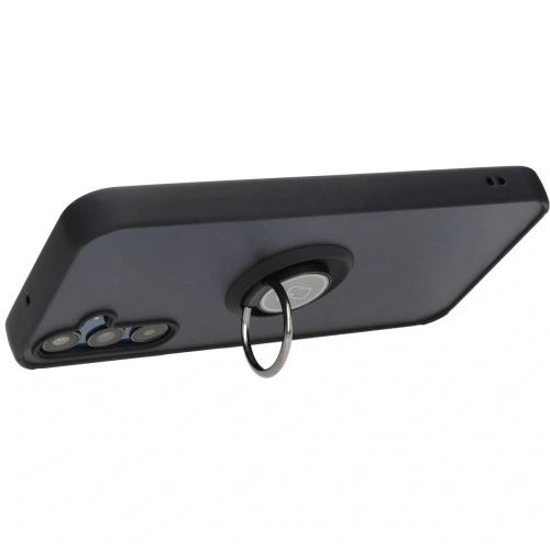 Kup Etui z uchwytem na palec Bizon Case Hybrid Ring do Samsung Galaxy M15 5G przydymione z czarną ramką - BIZ5576 - {ean13} - Sklep Home Screen
