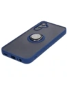 Kup Etui s úchopem na prst Bizon Case Hybrid Ring pro Samsung Galaxy M15 5G kouřové s modrým rámečkem - BIZ5577 - {ean13} - Sklep Home Screen
