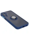 Kup Etui s úchopem na prst Bizon Case Hybrid Ring pro Samsung Galaxy M15 5G kouřové s modrým rámečkem - BIZ5577 - {ean13} - Sklep Home Screen