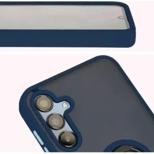 Kup Bizon Case Hybrid Gyűrű Samsung Galaxy M15 5G füstös színben, tengerészkék kerettel - BIZ5577 - {ean13} - Sklep Home Screen