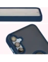 Kup Etui s úchopem na prst Bizon Case Hybrid Ring pro Samsung Galaxy M15 5G kouřové s modrým rámečkem - BIZ5577 - {ean13} - Sklep Home Screen