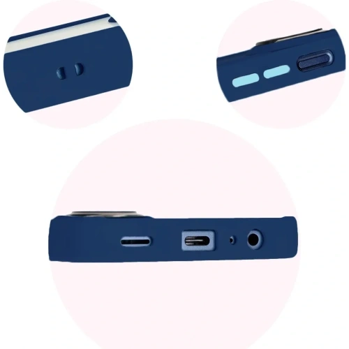 Kup Etui s úchopem na prst Bizon Case Hybrid Ring pro Samsung Galaxy M15 5G kouřové s modrým rámečkem - BIZ5577 - {ean13} - Sklep Home Screen