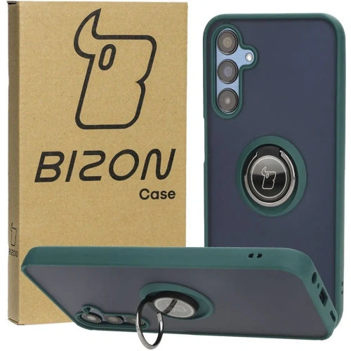 Kup Bizon Case Hybrid Gyűrű Samsung Galaxy M15 5G füstös sötétzöld kerettel - BIZ5578 - {ean13} - Sklep Home Screen