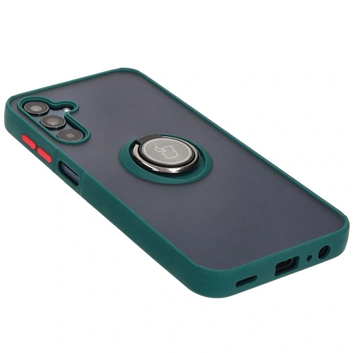 Kup Bizon Case Hybrid Gyűrű Samsung Galaxy M15 5G füstös sötétzöld kerettel - BIZ5578 - {ean13} - Sklep Home Screen