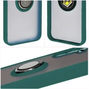 Kup Bizon Case Hybrid Ring Samsung Galaxy M15 5G fumuriu cu un cadru verde închis - BIZ5578 - {ean13} - Sklep Home Screen