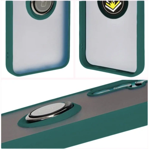 Kup Bizon Case Hybrid Gyűrű Samsung Galaxy M15 5G füstös sötétzöld kerettel - BIZ5578 - {ean13} - Sklep Home Screen