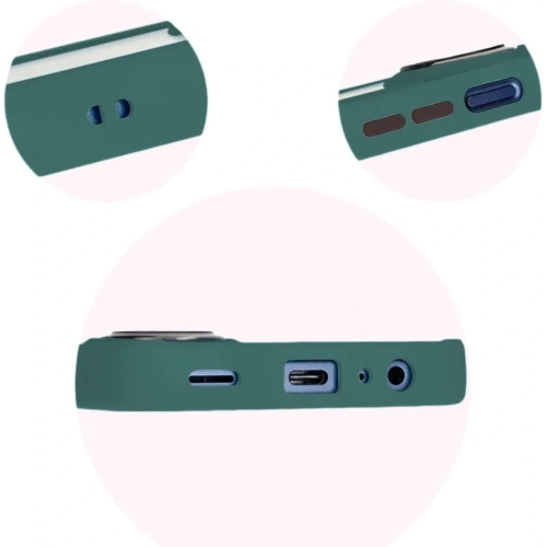 Kup Bizon Case Hybrid Gyűrű Samsung Galaxy M15 5G füstös sötétzöld kerettel - BIZ5578 - {ean13} - Sklep Home Screen