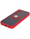 Kup Bizon Case Hybrid Ring Samsung Galaxy M15 5G fumurie cu un cadru roșu - BIZ5008 - {ean13} - Sklep Home Screen