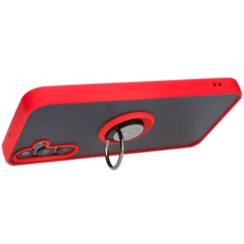 Kup Bizon Case Hybrid Ring Samsung Galaxy M15 5G fumurie cu un cadru roșu - BIZ5008 - {ean13} - Sklep Home Screen