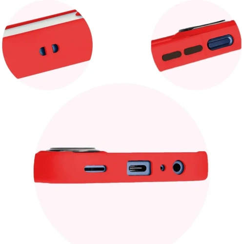 Kup Bizon Case Hybrid Ring Samsung Galaxy M15 5G fumurie cu un cadru roșu - BIZ5008 - {ean13} - Sklep Home Screen
