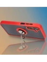 Kup Etui s úchopem na prst Bizon Case Hybrid Ring do Samsung Galaxy M15 5G kouřové s červeným rámečkem - BIZ5008 - {ean13} - Sklep Home Screen