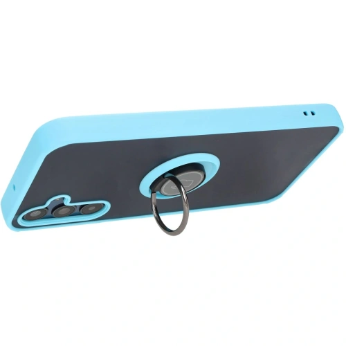 Kup Bizon Case Hybrid Ring Samsung Galaxy M15 5G fumuriu cu un cadru bleu deschis - BIZ5009 - {ean13} - Sklep Home Screen
