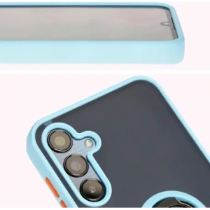 Kup Bizon Case Hybrid Gyűrű Samsung Galaxy M15 5G füstös világoskék kerettel - BIZ5009 - {ean13} - Sklep Home Screen