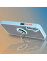 Kup Etui s úchytem na prst Bizon Case Hybrid Ring do Samsung Galaxy M15 5G kouřové s jasně modrým rámečkem - BIZ5009 - {ean13} - Sklep Home Screen