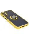 Buy Bizon Case Hybrid Ring Samsung Galaxy M15 5G smoky with a yellow frame - BIZ5010 - {ean13} - Home Screen Store Europe