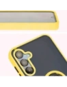 Buy Bizon Case Hybrid Ring Samsung Galaxy M15 5G smoky with a yellow frame - BIZ5010 - {ean13} - Home Screen Store Europe