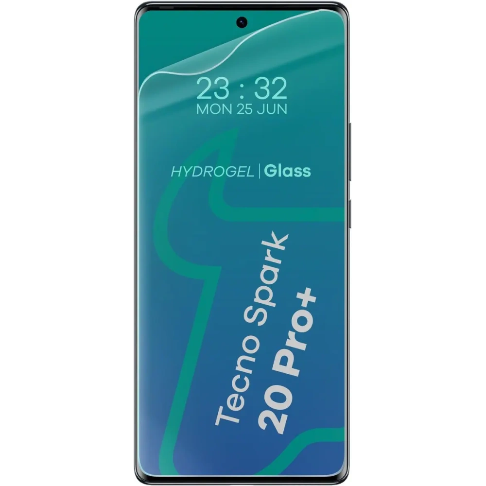 Folia hydrożelowa na ekran Bizon Glass Hydrogel Front do Tecno Spark 20 Pro+ [2 PACK]