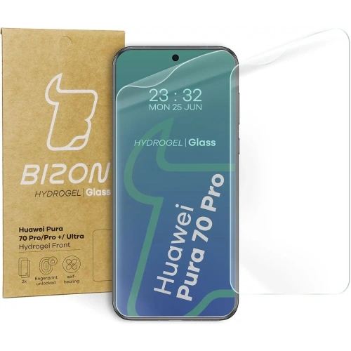 Kup Bizon Glass Hydrogel Elülső Huawei Pura 70 Pro / Pro+ / Ultra [2 PACK] - BIZ5016 - {ean13} - Sklep Home Screen