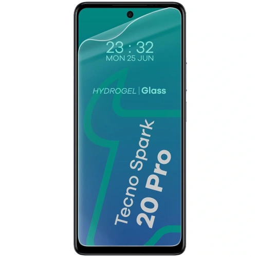 Kup Folia hydrożelowa na ekran Bizon Glass Hydrogel Front do Tecno Spark 20 Pro [2 PACK] - BIZ5590 - {ean13} - Sklep Home Screen