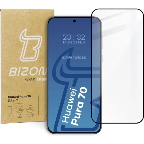 Kup Bizon Glass Edge 2 Huawei Pura 70 fekete - BIZ5593 - {ean13} - Sklep Home Screen