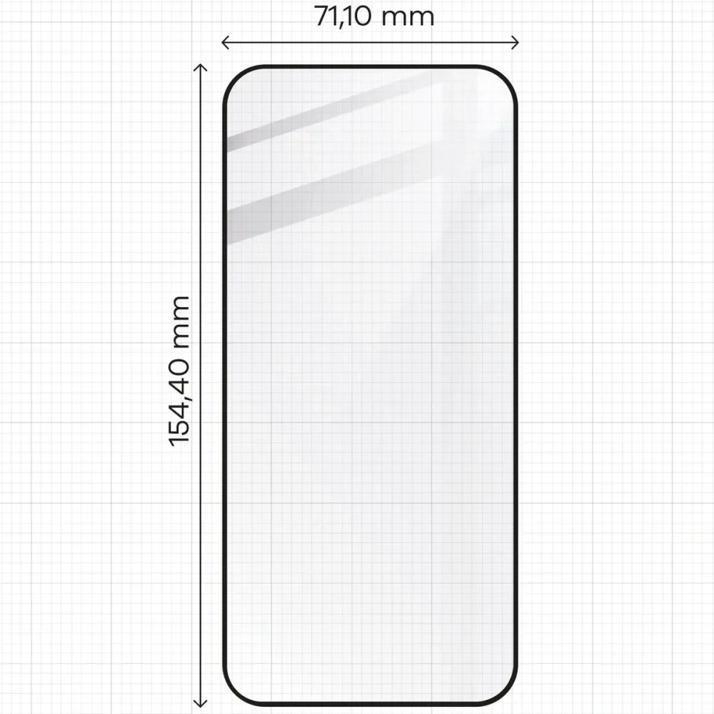 Szkło hartowane Bizon Glass Edge 2 do Huawei Pura 70 czarne