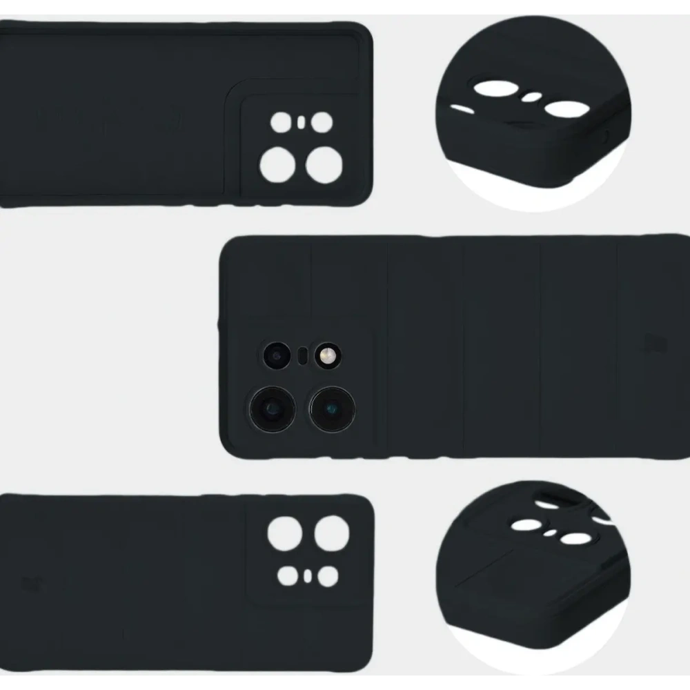 Pancerne etui Bizon Case Tur do Motorola Edge 50 Pro czarne