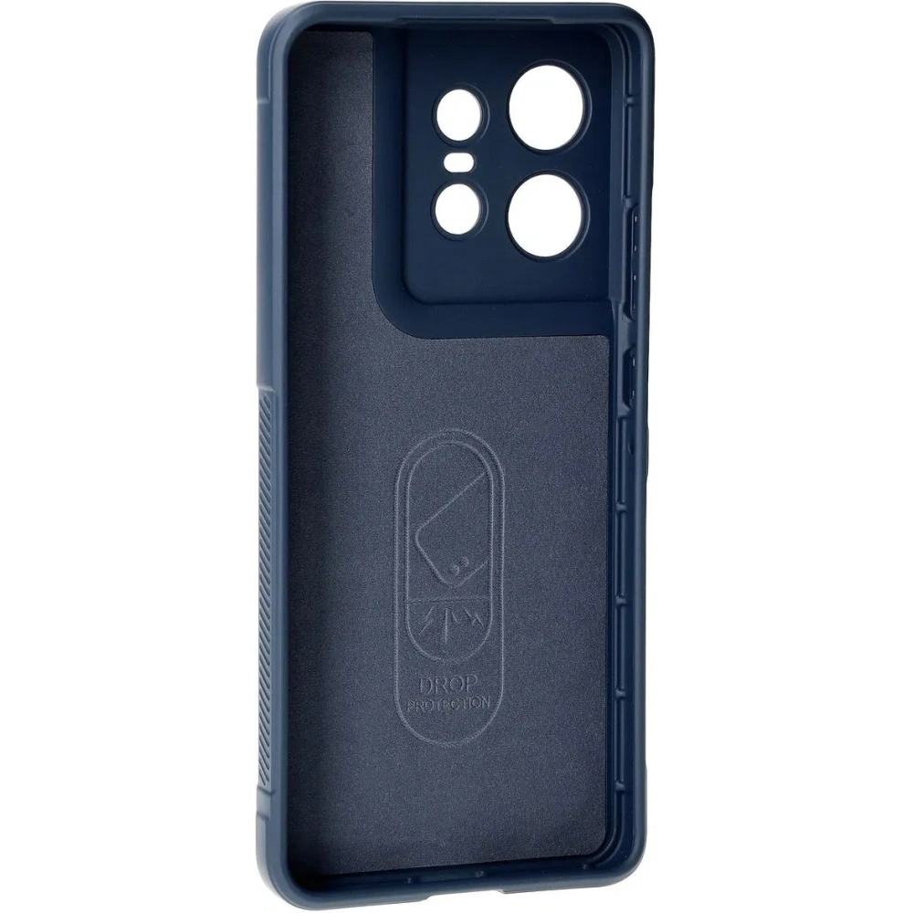 Pancerne etui Bizon Case Tur do Motorola Edge 50 Pro granatowe
