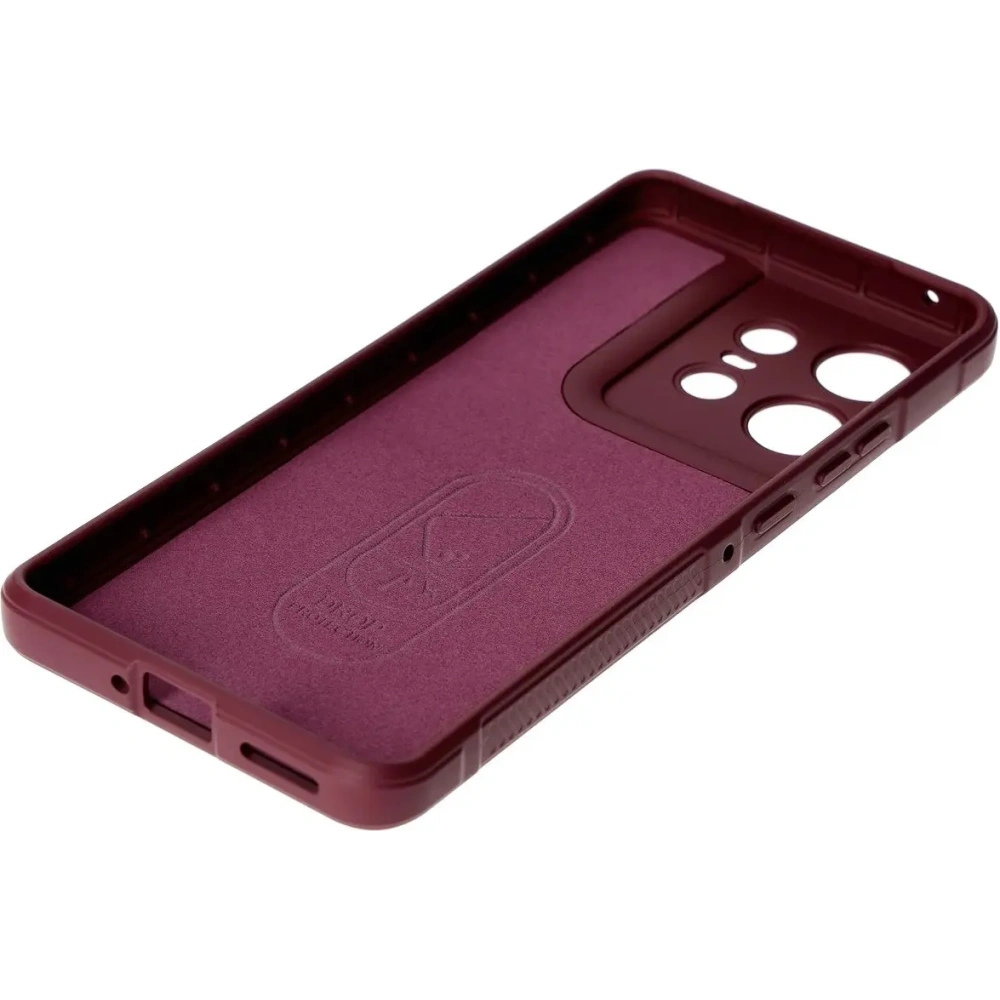 Pancerne etui Bizon Case Tur do Motorola Edge 50 Pro ciemnofioletowe