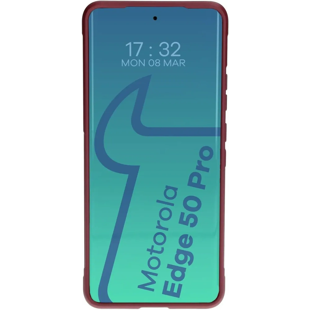 Pancerne etui Bizon Case Tur do Motorola Edge 50 Pro ciemnofioletowe