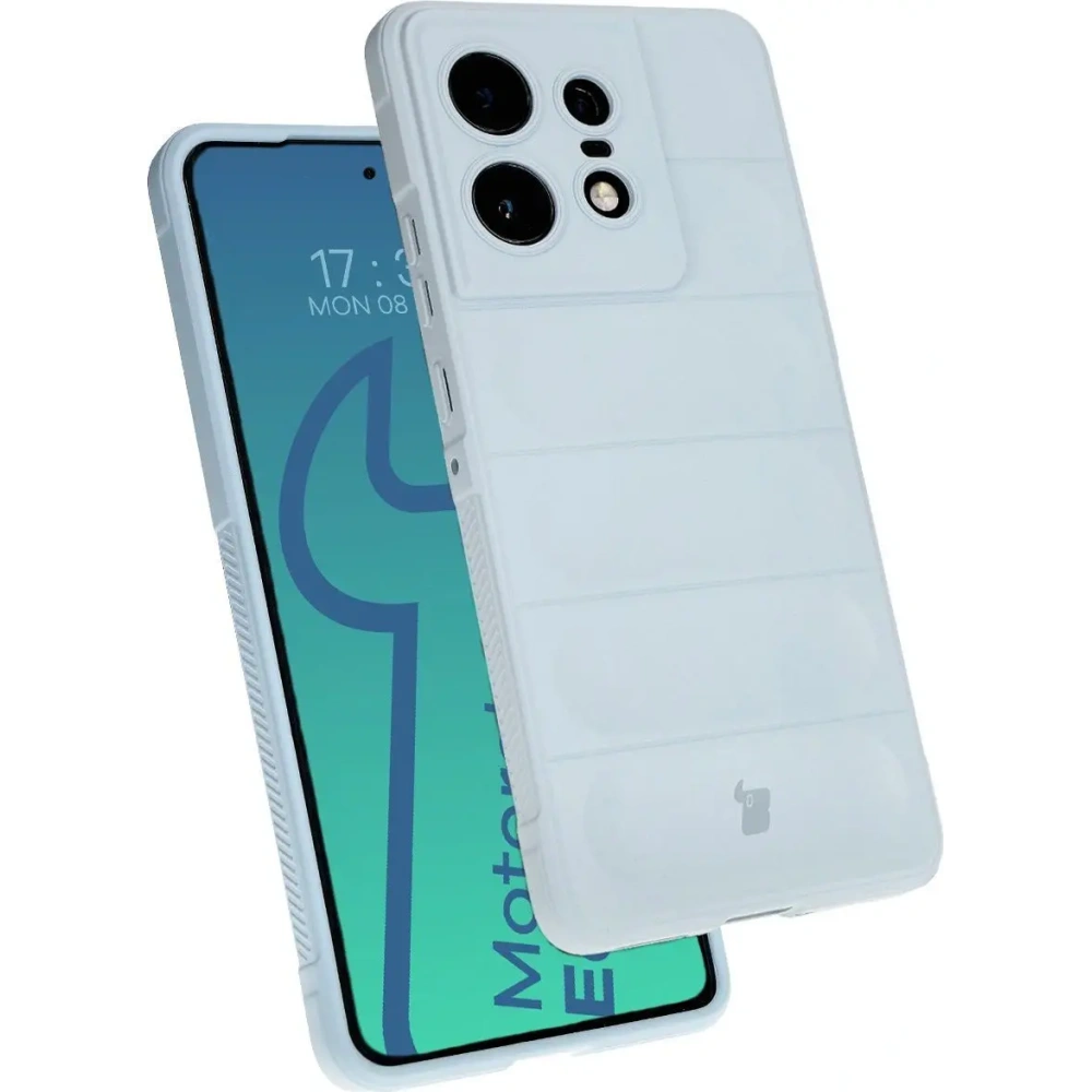 Pancerne etui Bizon Case Tur do Motorola Edge 50 Pro jasnoniebieskie