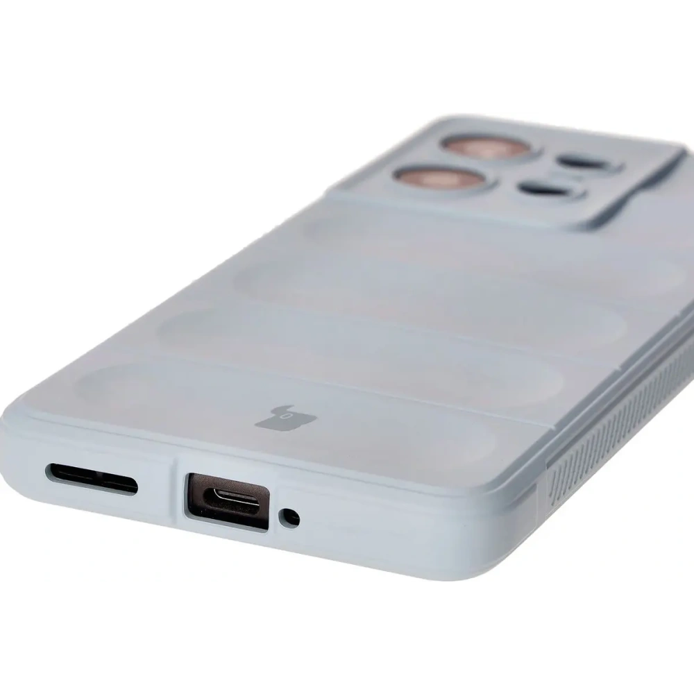 Pancerne etui Bizon Case Tur do Motorola Edge 50 Pro jasnoniebieskie