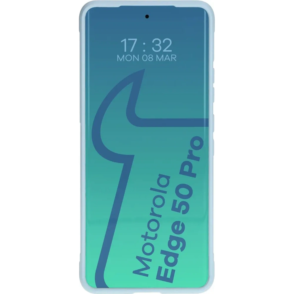 Pancerne etui Bizon Case Tur do Motorola Edge 50 Pro jasnoniebieskie