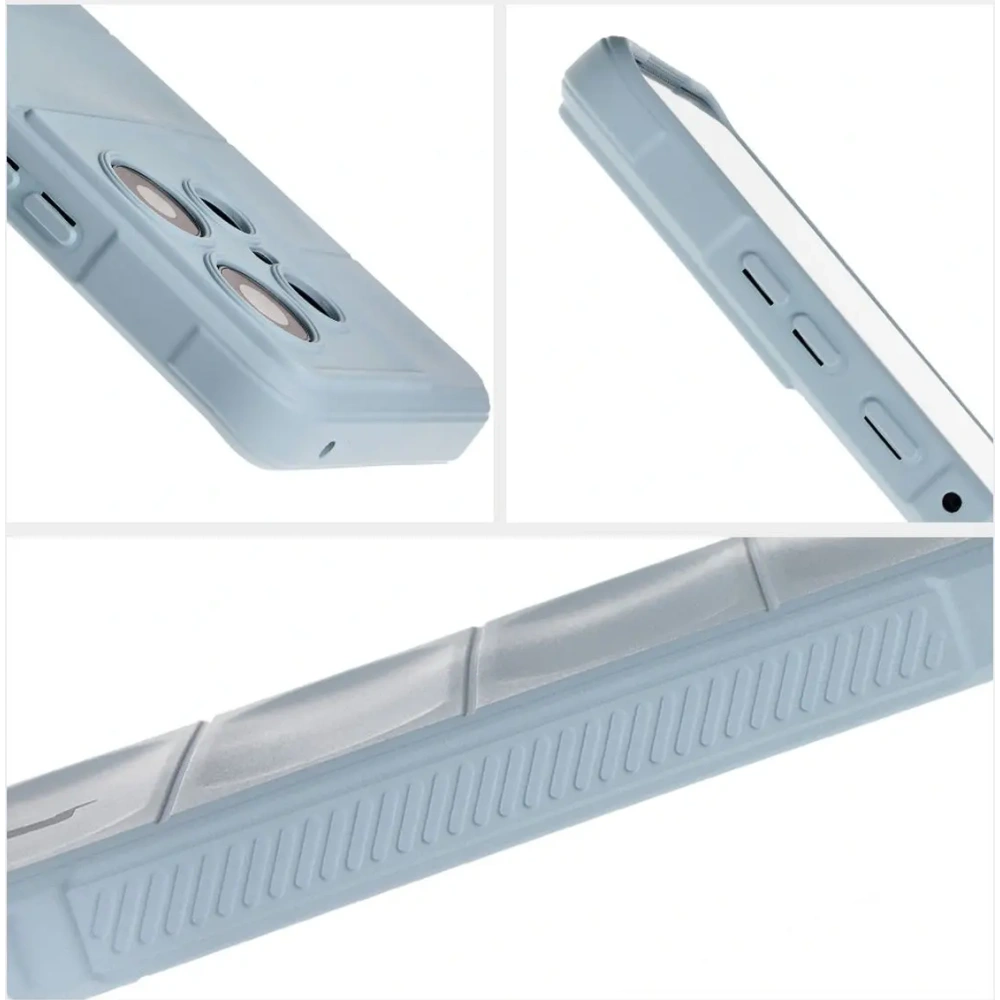 Pancerne etui Bizon Case Tur do Motorola Edge 50 Pro jasnoniebieskie