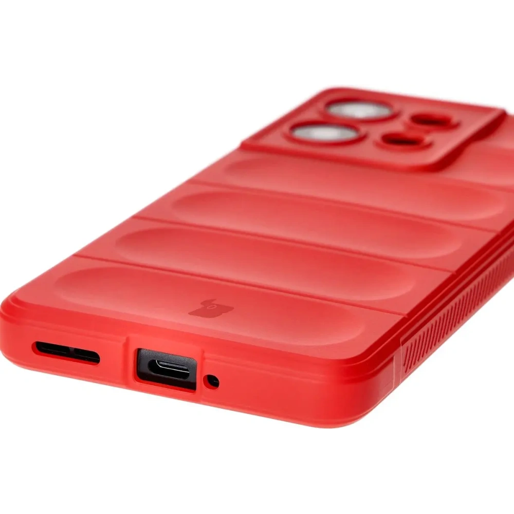 Pancerne etui Bizon Case Tur do Motorola Edge 50 Pro czerwone