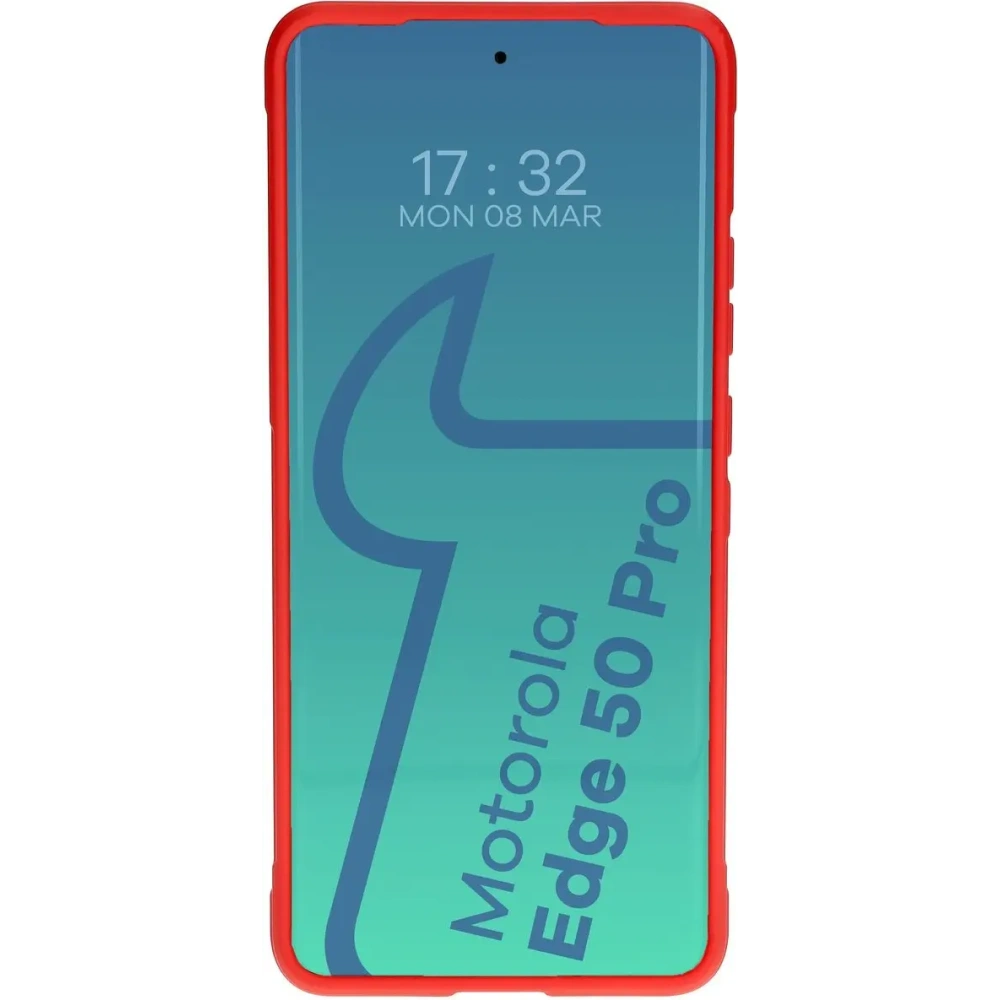 Pancerne etui Bizon Case Tur do Motorola Edge 50 Pro czerwone