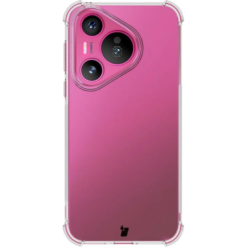 Elastyczne etui Bizon Case Salpa do Huawei Pura 70 przezroczyste