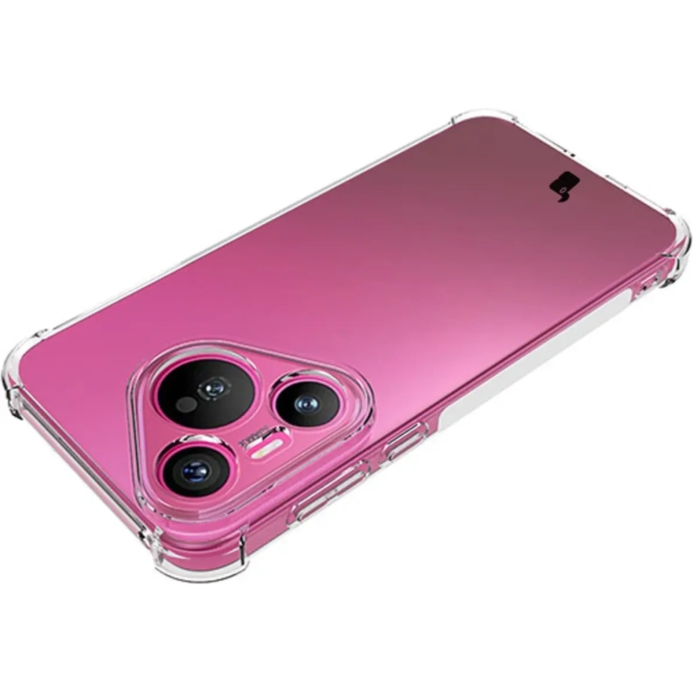 Elastyczne etui Bizon Case Salpa do Huawei Pura 70 przezroczyste