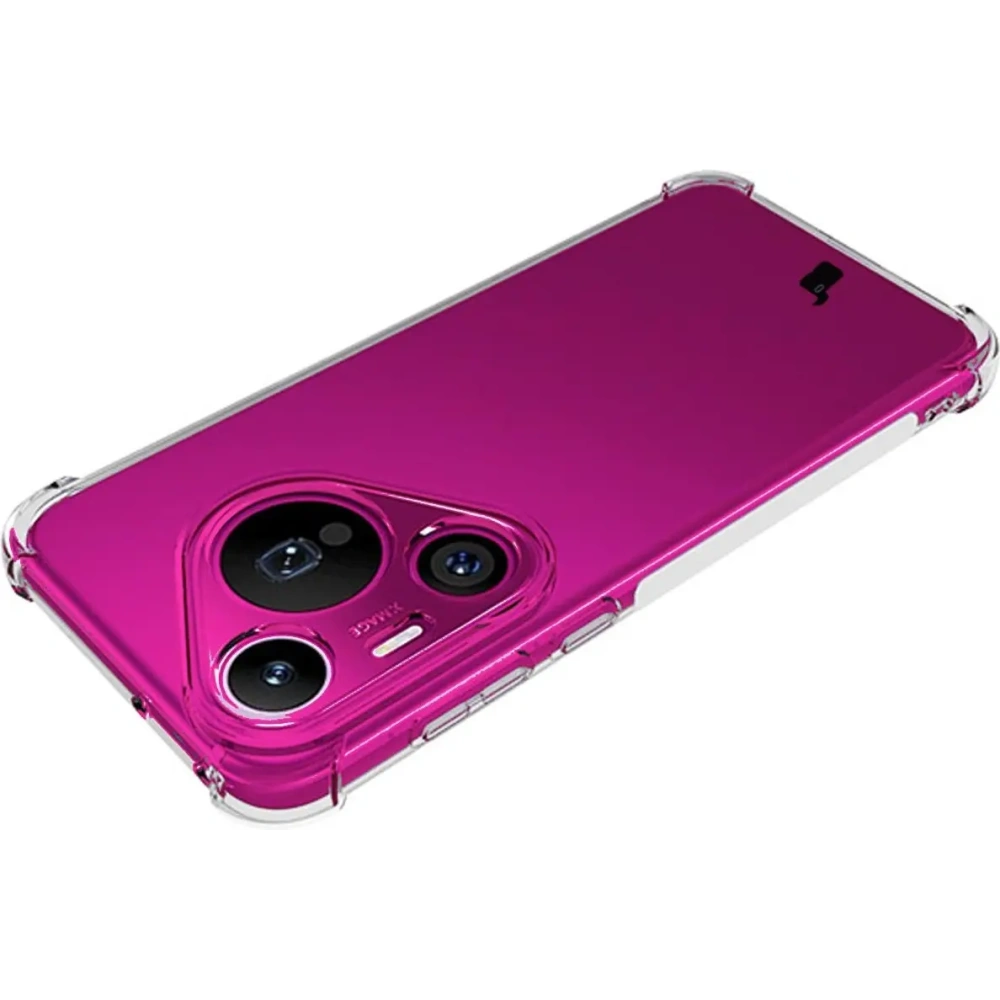 Elastyczne etui Bizon Case Salpa do Huawei Pura 70 Pro / Pro+ przezroczyste