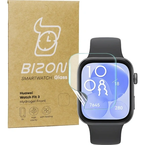 Kup Bizon Glas Uhr Hydrogel Huawei Uhr Fit 3 [2 PACK] - BIZ5604 - {ean13} - Sklep Home Screen