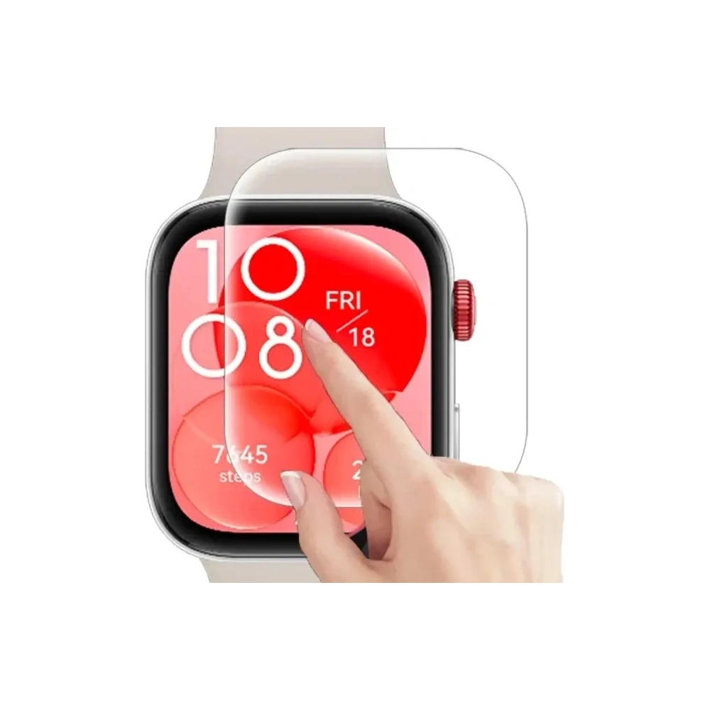 Folia hydrożelowa na ekran Bizon Glass Watch Hydrogel do Huawei Watch Fit 3 [2 PACK]