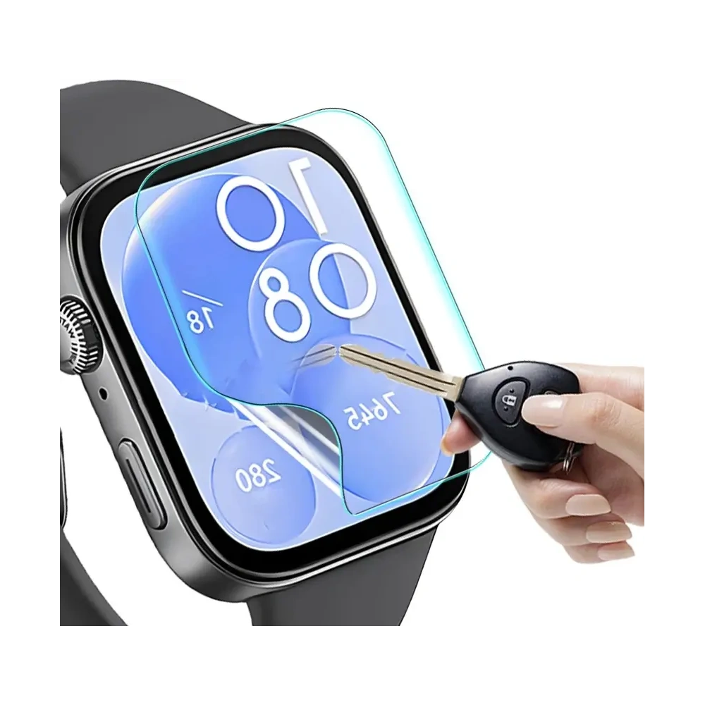 Folia hydrożelowa na ekran Bizon Glass Watch Hydrogel do Huawei Watch Fit 3 [2 PACK]