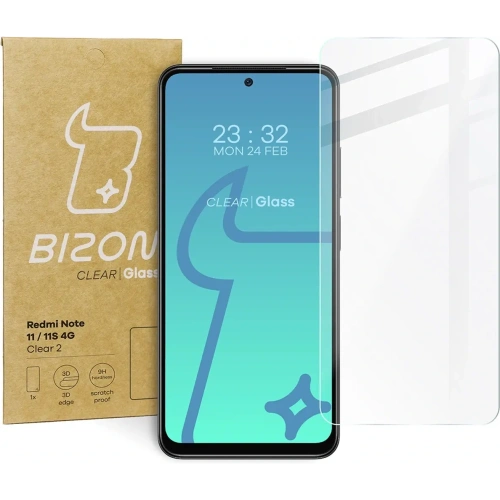 Kup Szkło hartowane Bizon Glass Clear 2 do Xiaomi Redmi Note 11 / 11S 4G - BIZ5035 - {ean13} - Sklep Home Screen