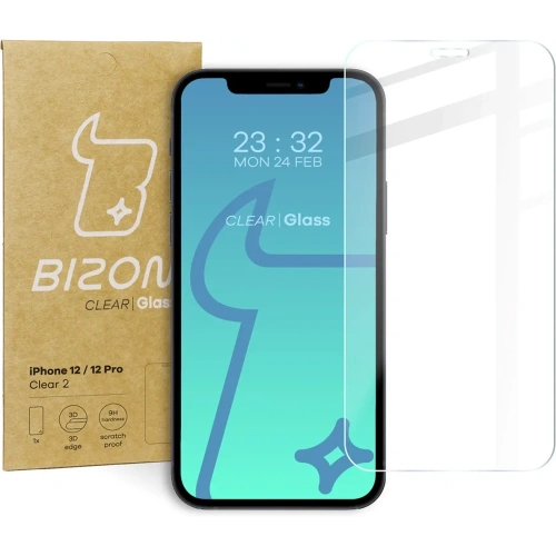 Buy Bizon Glass Clear 2 Apple iPhone 12 / 12 Pro - BIZ5611 - {ean13} - Home Screen Store Europe