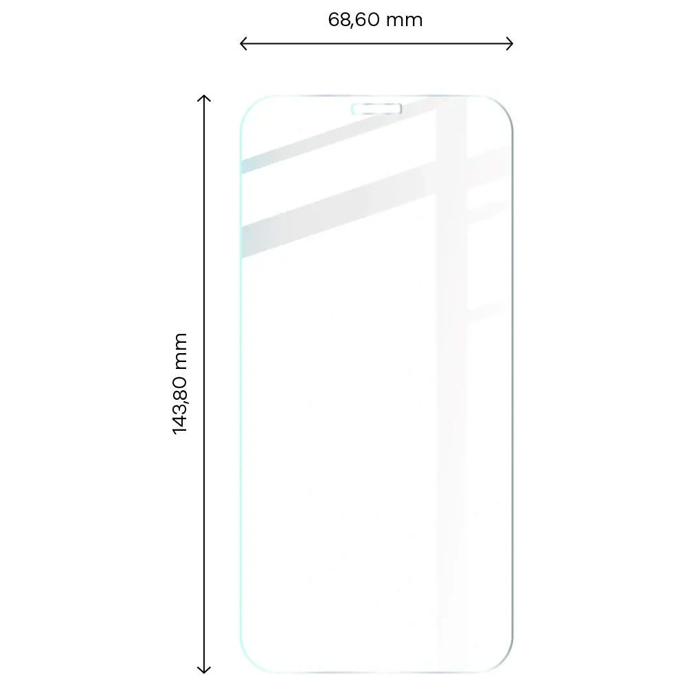3x Szkło na ekran + szkło na aparat BIZON Clear do Apple iPhone 12 Pro