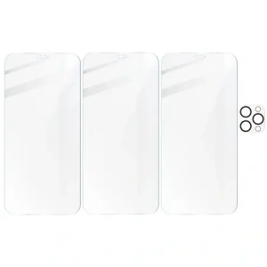 Kup BIZON Clear 3x Bildschirmglas + Kameraglas Apple iPhone 12 Pro - BIZ5613 - {ean13} - Sklep Home Screen