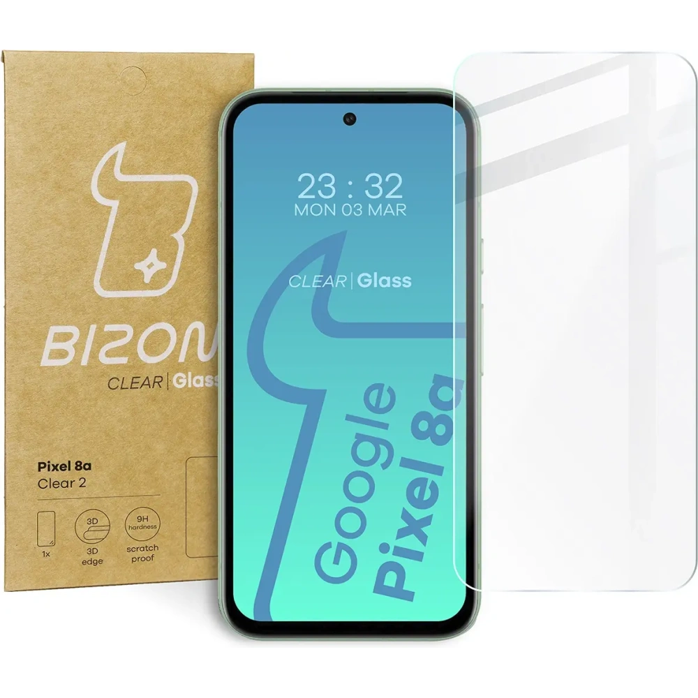 Szkło hartowane Bizon Glass Clear 2 do Pixel 8a