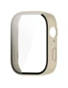 Etui Bizon Case+Glass Watch do Huawei Watch Fit 3 béžové
